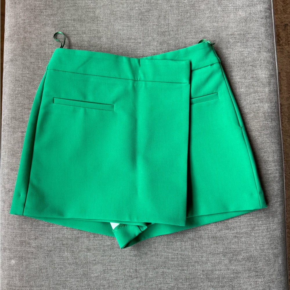 Zara green skirt